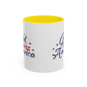Patriotic Coffee Mug - God Bless America Design