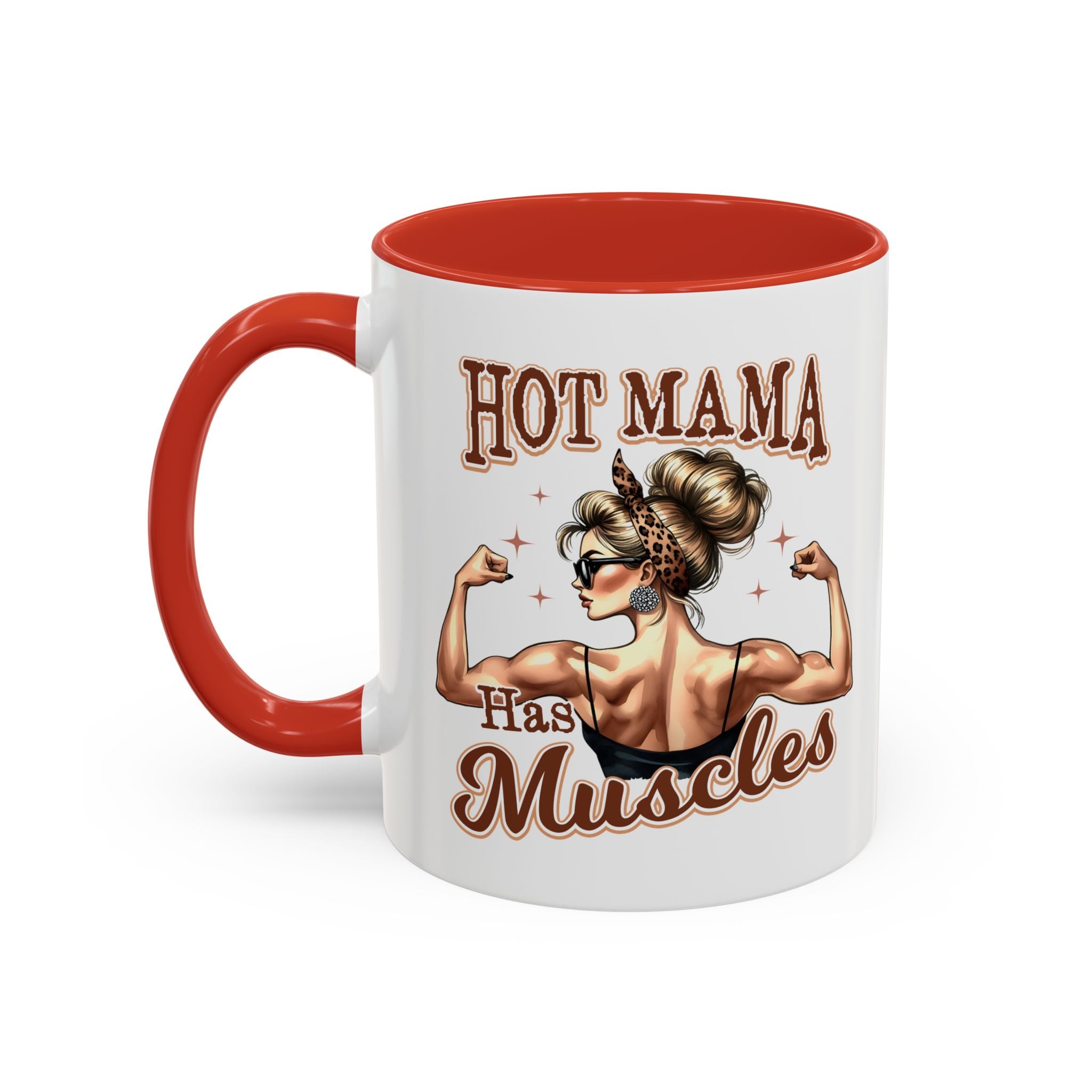 Hot Mama Coffee Mug: Empowerment, Gifts for Moms, Fitness Lovers, Best Friend, Funny Gift, Occasions: Birthdays, Holidays