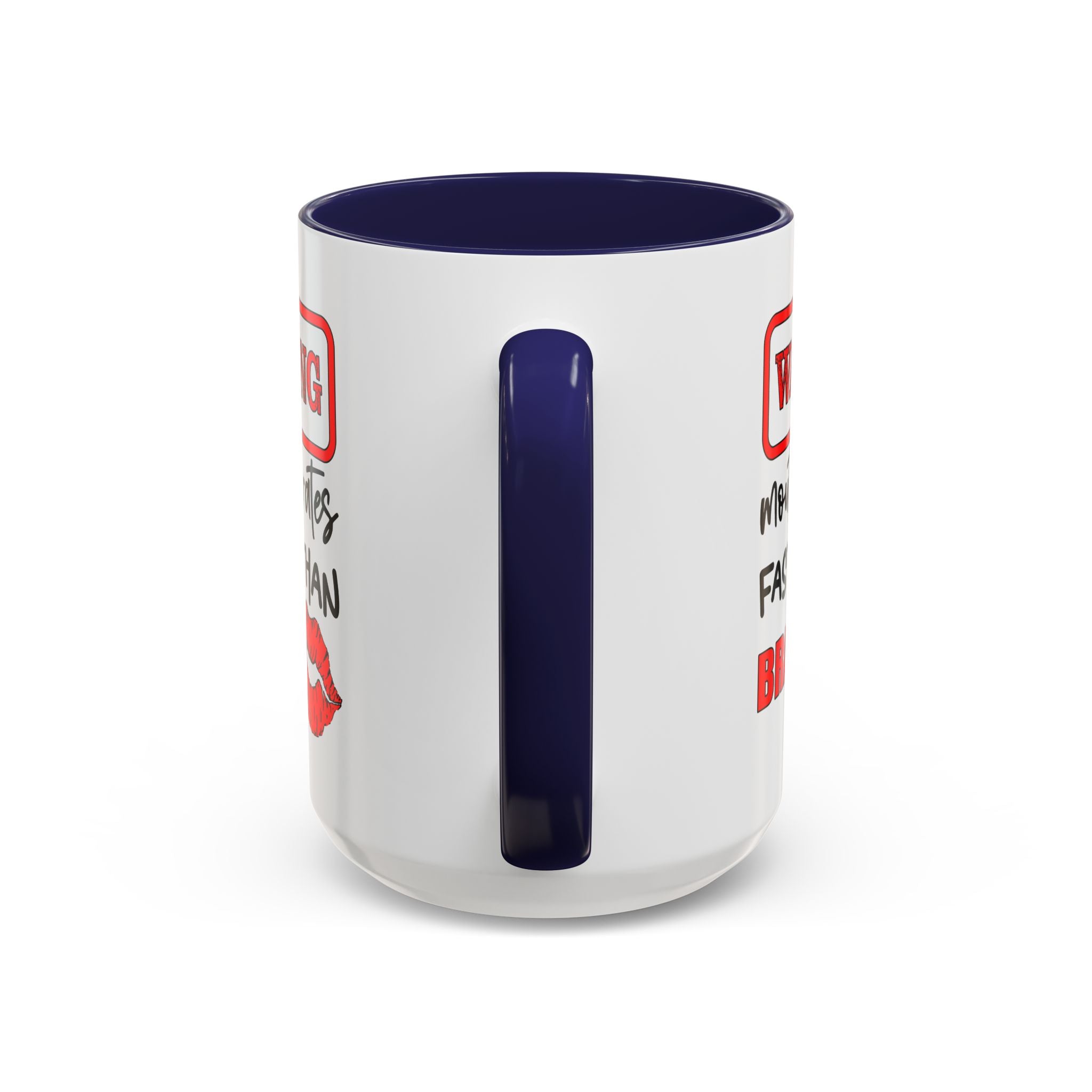 Funny Warning Coffee Mug - 'Mouth Operates Faster Than Brain' - Perfect for Coffee Lovers
