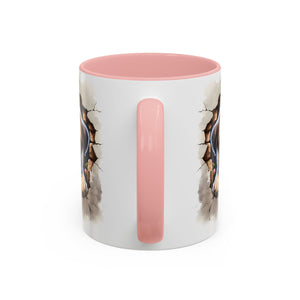 Pug In A Wall Coffee Mug - Cozy Ceramic Cup for Dog Lovers - Cute Pet Gift for Birthdays, Anniversaries, and Holidays