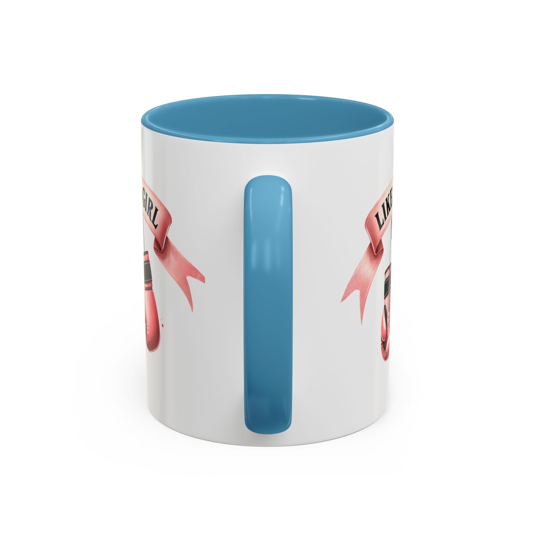 Boxing Motivation Coffee Mug | Like a Girl | Empowerment Gift, Sports Mug, Inspirational Gift, Fitness Accessory, Coffee Lover