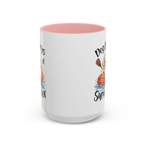 Dog Days of Summer Coffee Mug, Cute Dog Mug, Pet Lover Gift, Summer Vibes, Beach Decor, Fun Pet Cup, Canoeing Dog Design