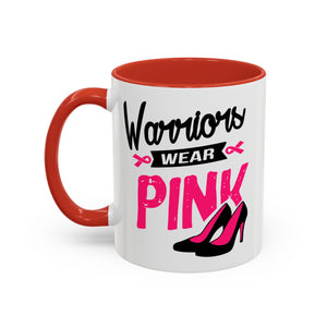 Breast Cancer Awareness Coffee Mug, Inspirational Gift, Warrior Mug, Pink Ribbon Awareness, Supportive Beverage Cup