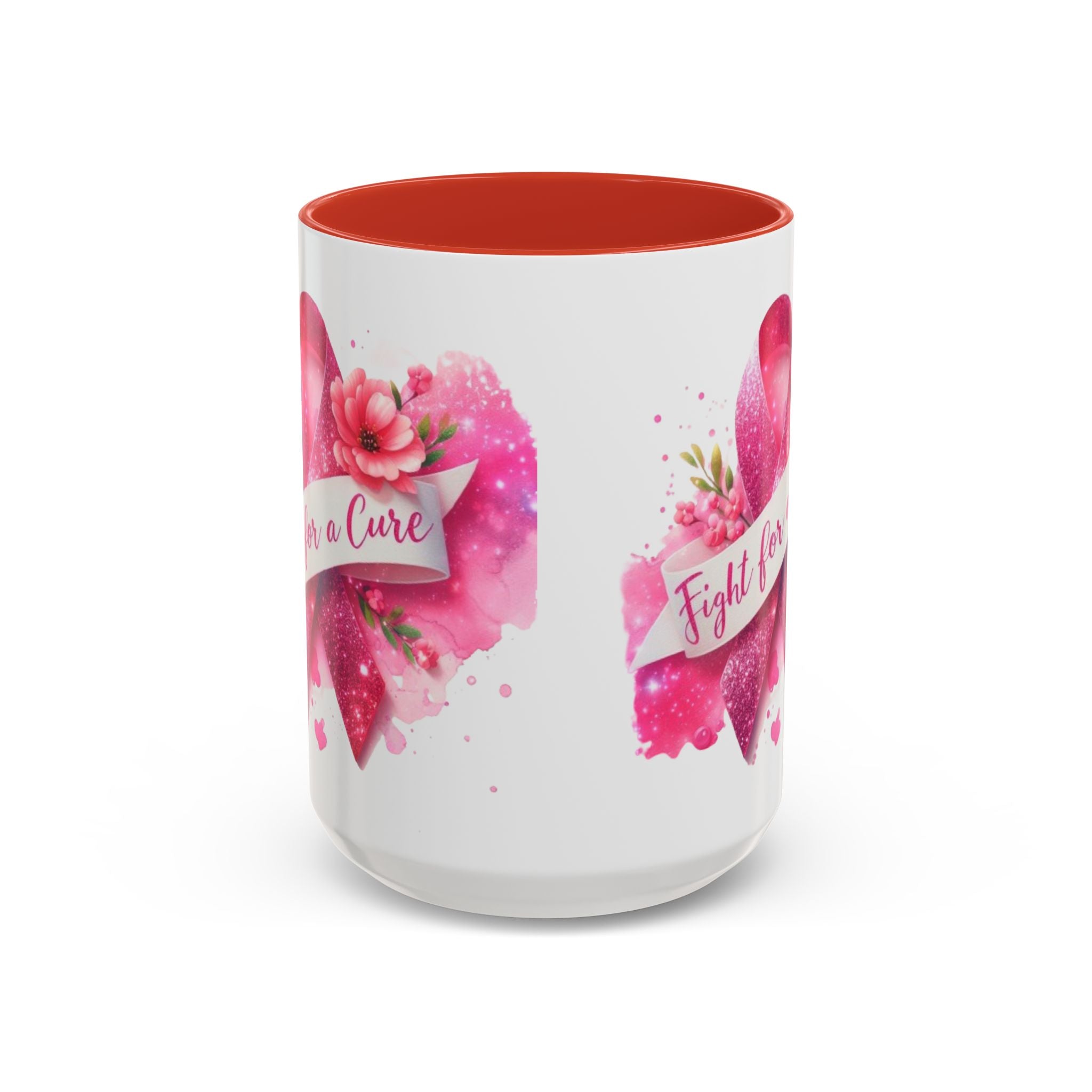 Inspirational Breast Cancer Awareness Coffee Mug - Fight for a Cure, Support Cancer Survivors, Gifts for Her, Pink Ribbon Design, [...]