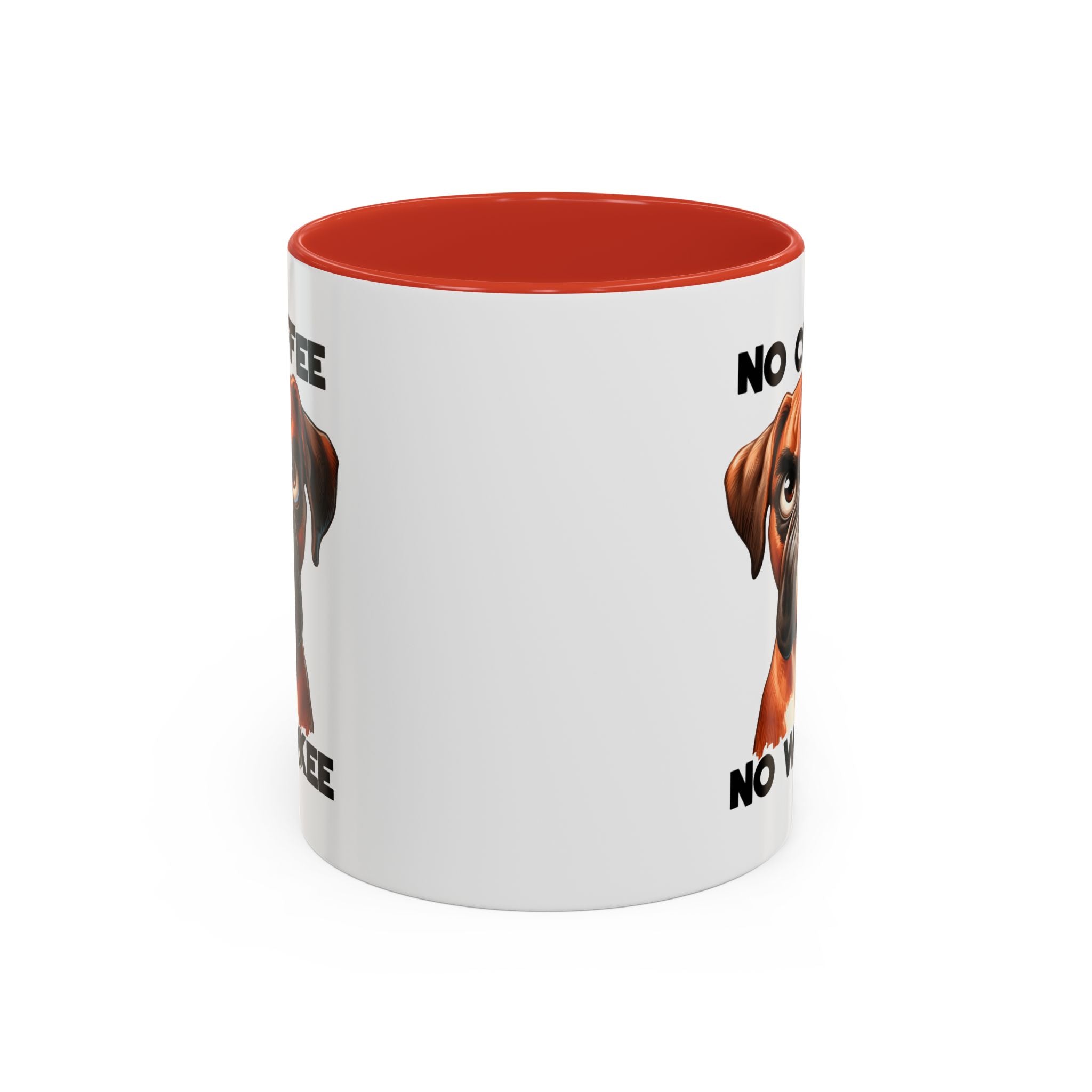 Boxer Dog Coffee Mug - No Coffee No Workee, Funny Dog Lover Gift, Pet Owner Tea Cup, Animal Lover Kitchen Decor, Boxer Mom Mug