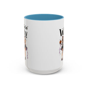 Witchy Accent Coffee Mug - Spooky Halloween Mug, Witchy Decor, Gift for Her, Fall Coffee Cup, Party Mug