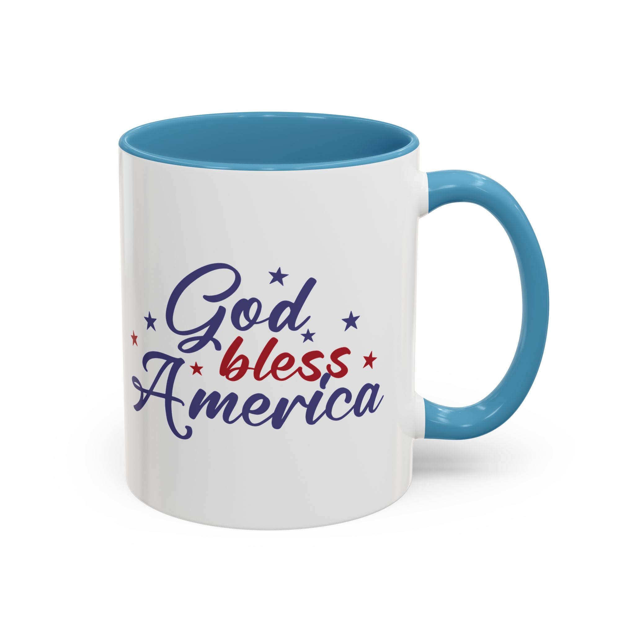Patriotic Coffee Mug - God Bless America Design