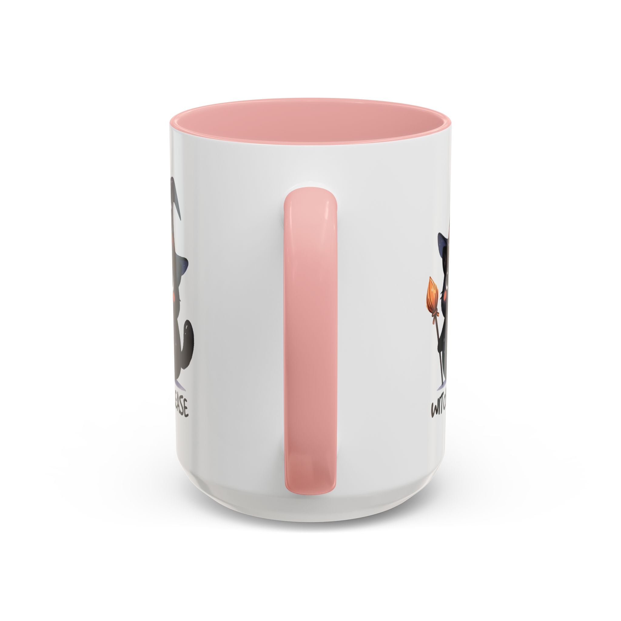 Cute Witch Cat Coffee Mug - Perfect for Halloween, Cat Lover Gift, Witch Please Design, Black Cat Mug, Cozy Drinkware