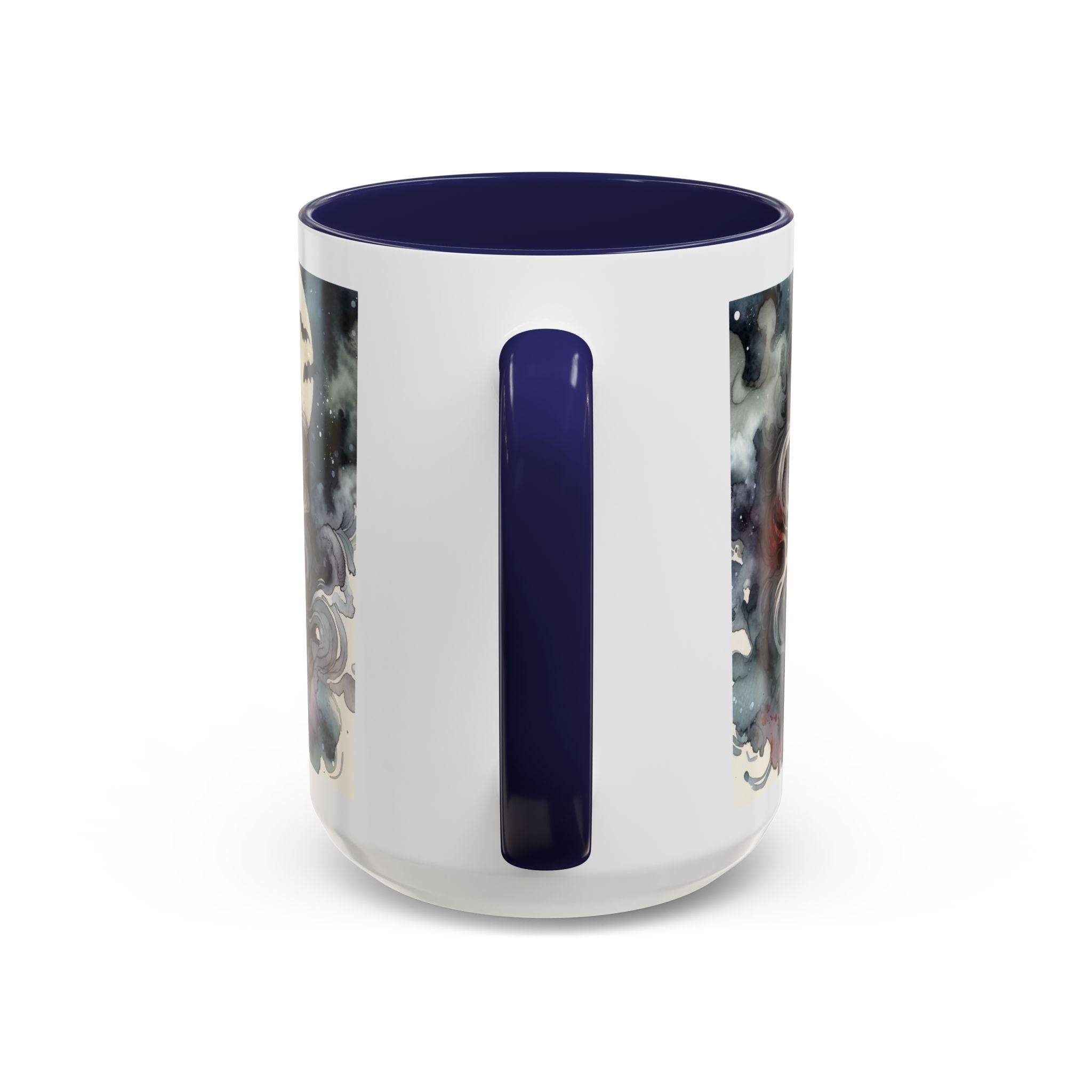 Gothic vampire Elegance Coffee Mug,  Halloween Decor, Dark Art Mug, Spooky Homeware