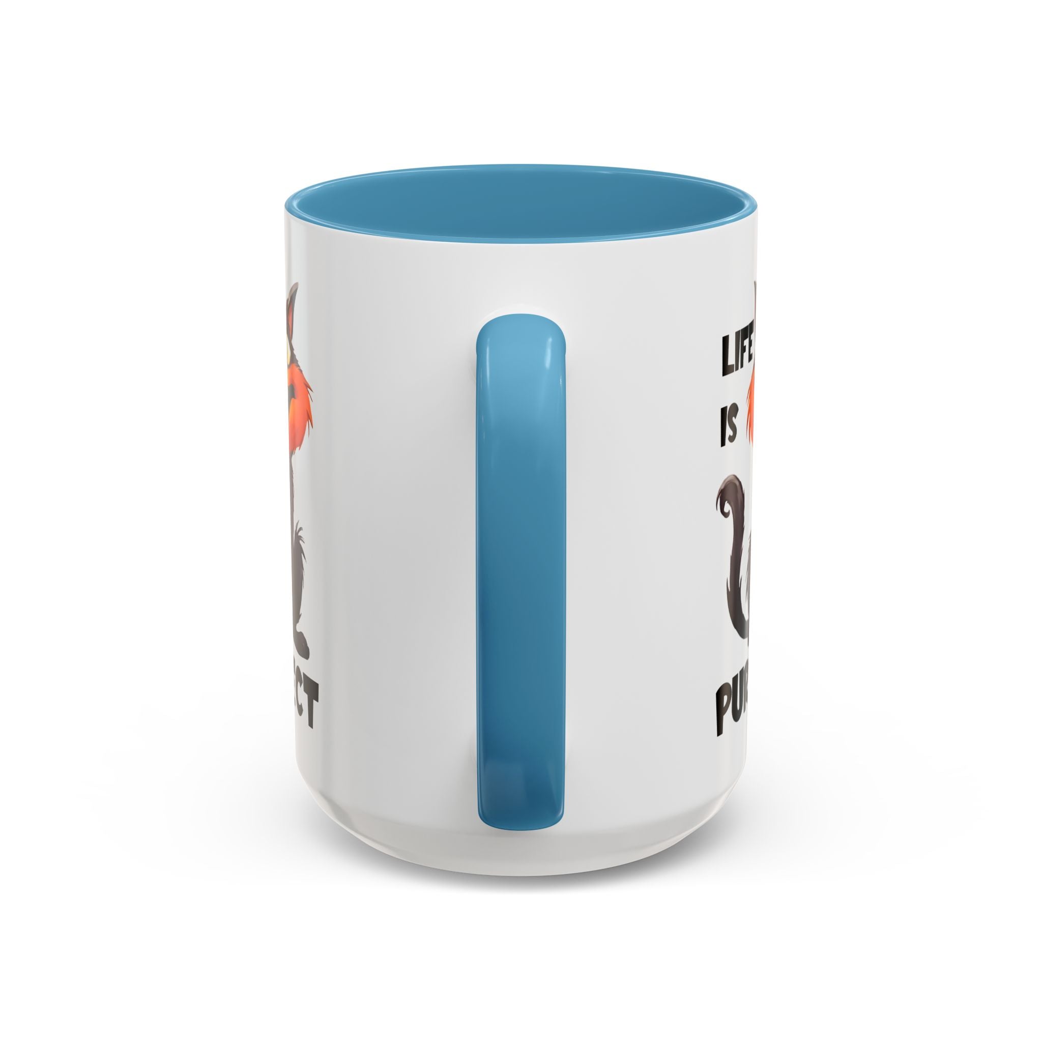 Purrfect Cat Accent Coffee Mug, Cat Lover Gift, Funny Drinkware, Cute Kitchen Accessory, Pet Owner Mug, Unique Gift Idea
