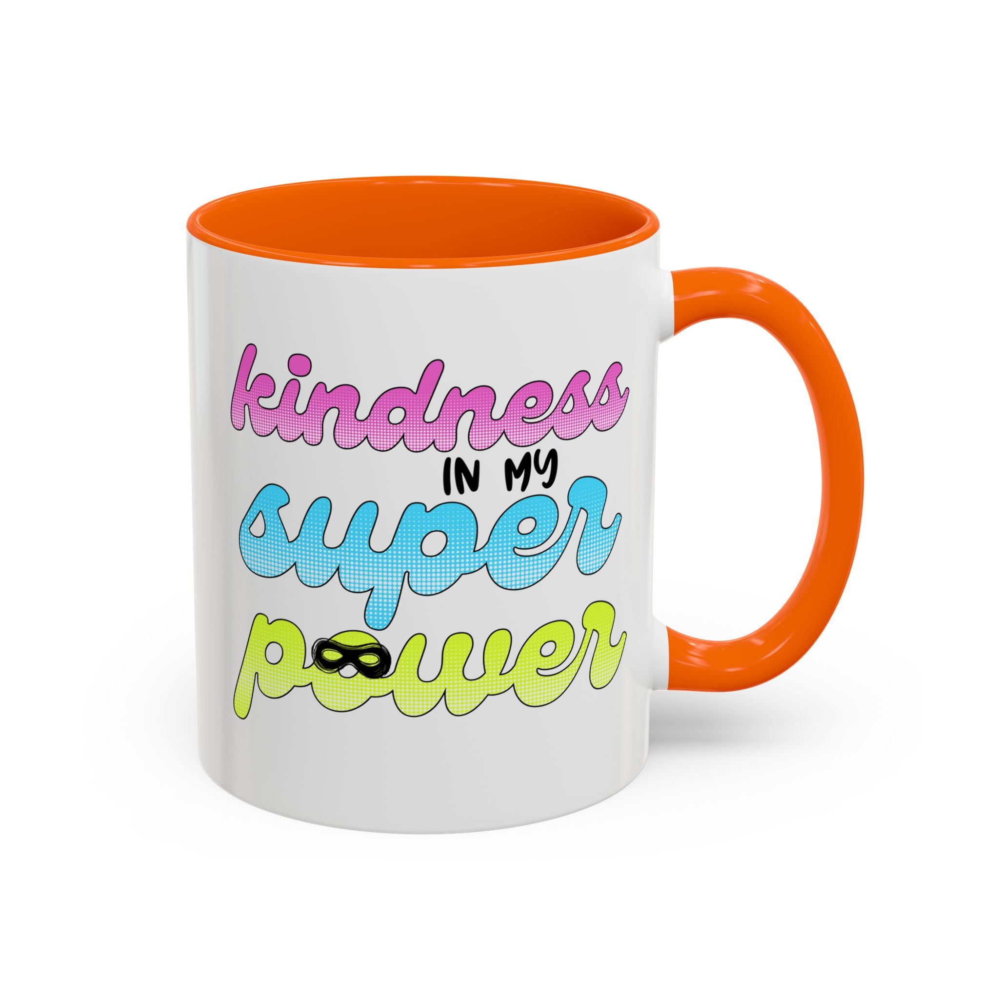 Kindness Superpower Coffee Mug, Inspirational Gift for Friends, Motivational Work Mug, Cute Drinkware for All Occasions, Unique