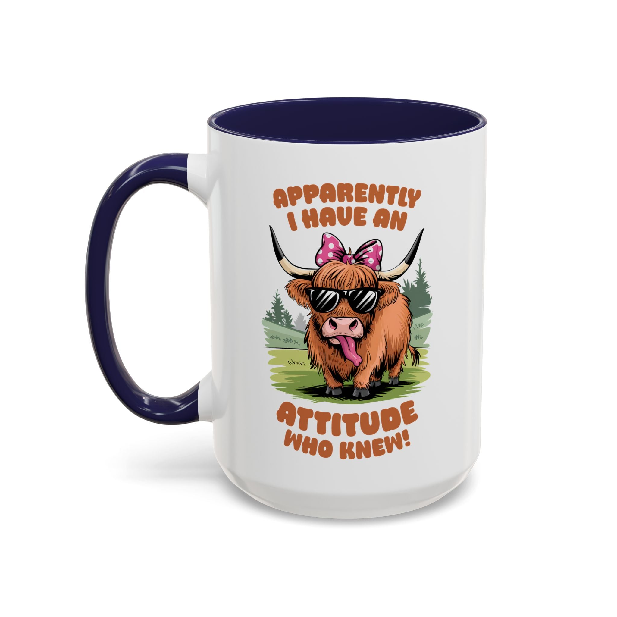 Fun Attitude Coffee Mug - Perfect Gift for Animal Lovers cow farm humor