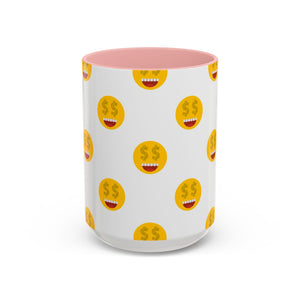 Smiles and dollars Accent Coffee Mug (11, 15oz)