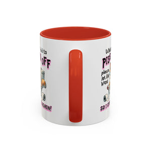 Funny Cat Mug - "Piss You Off" Coffee Cup for Cat Lovers