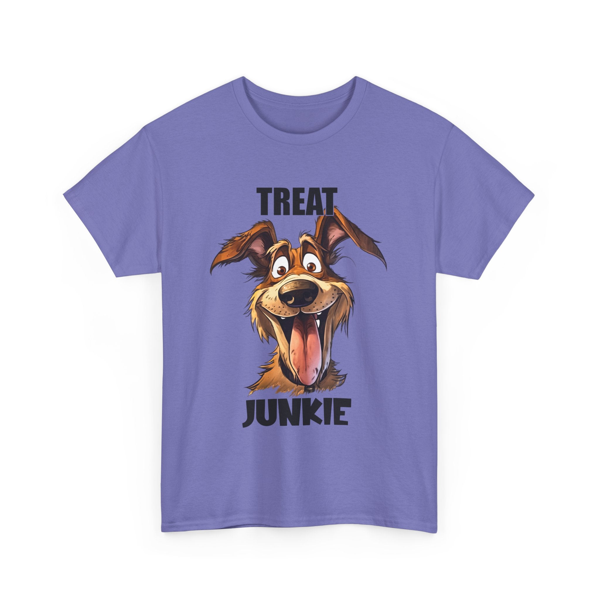 Dog Lovers Treat Junkie Tee, Unisex Dog T-Shirt, Pet Owner Gift, Funny Dog Shirt, Animal Lover Apparel, Dog Enthusiast Gift