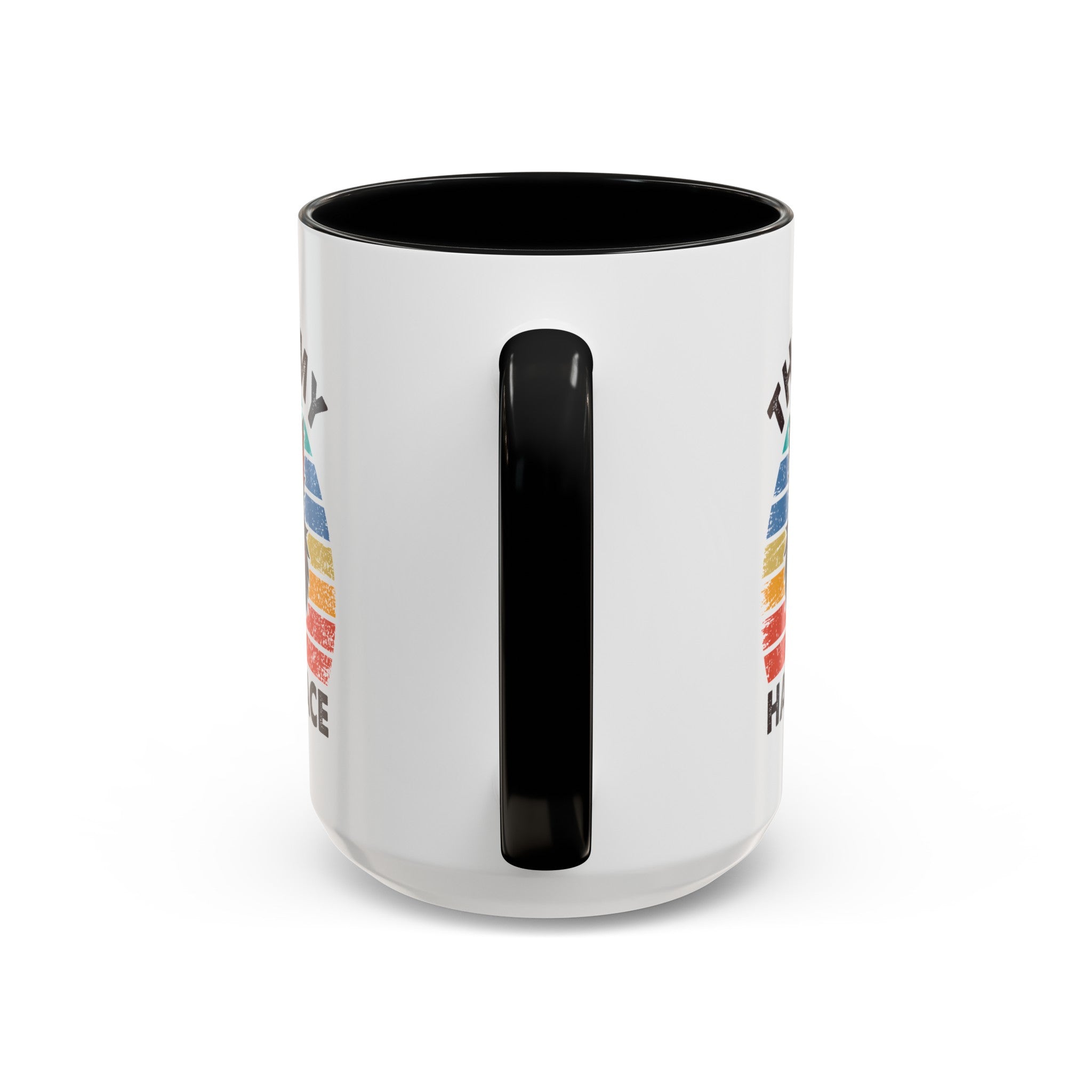 grumpy cat this is my happy face Accent Coffee Mug (11, 15oz) by the x m world