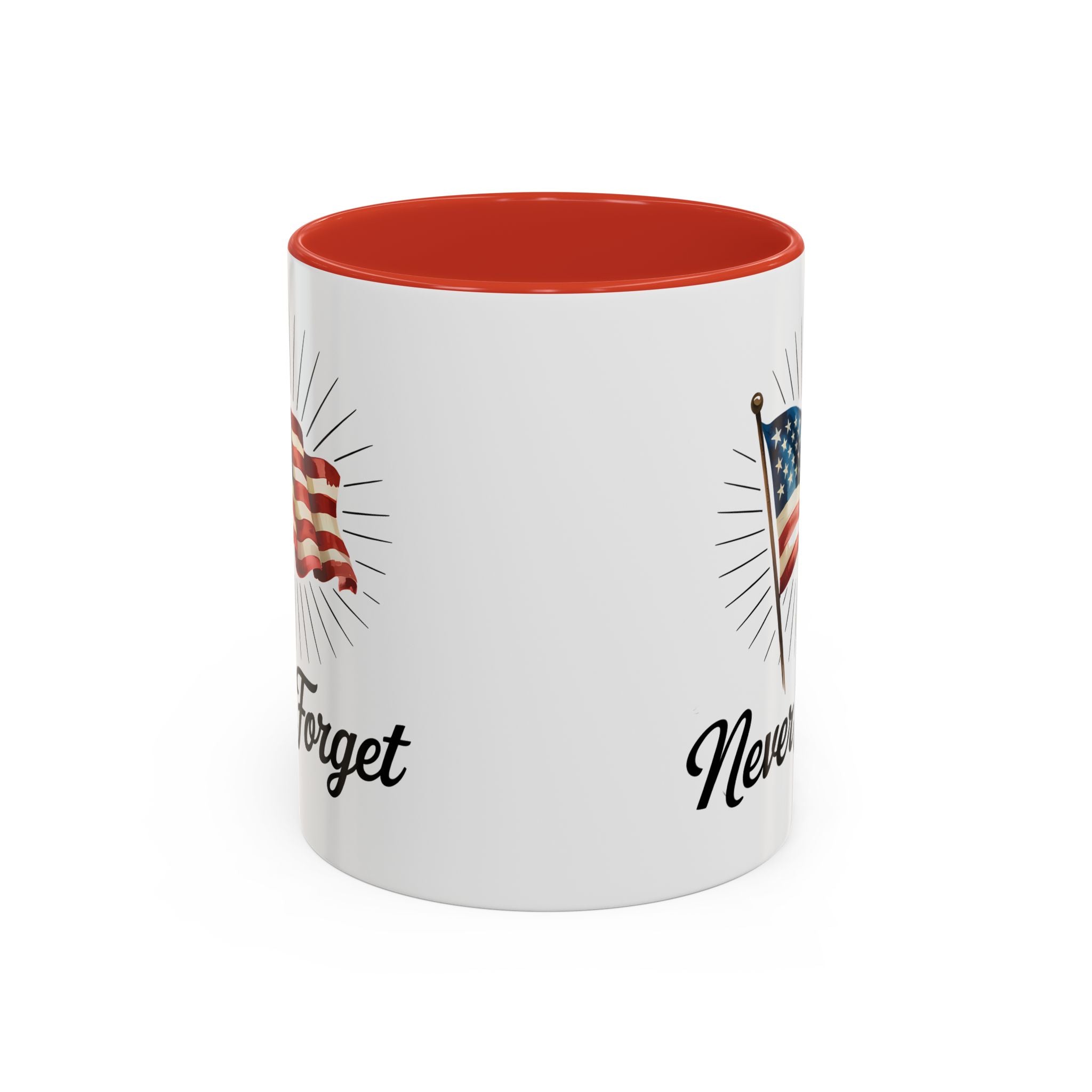 Patriotic Never Forget Coffee Mug - 11oz & 15oz USA flag
