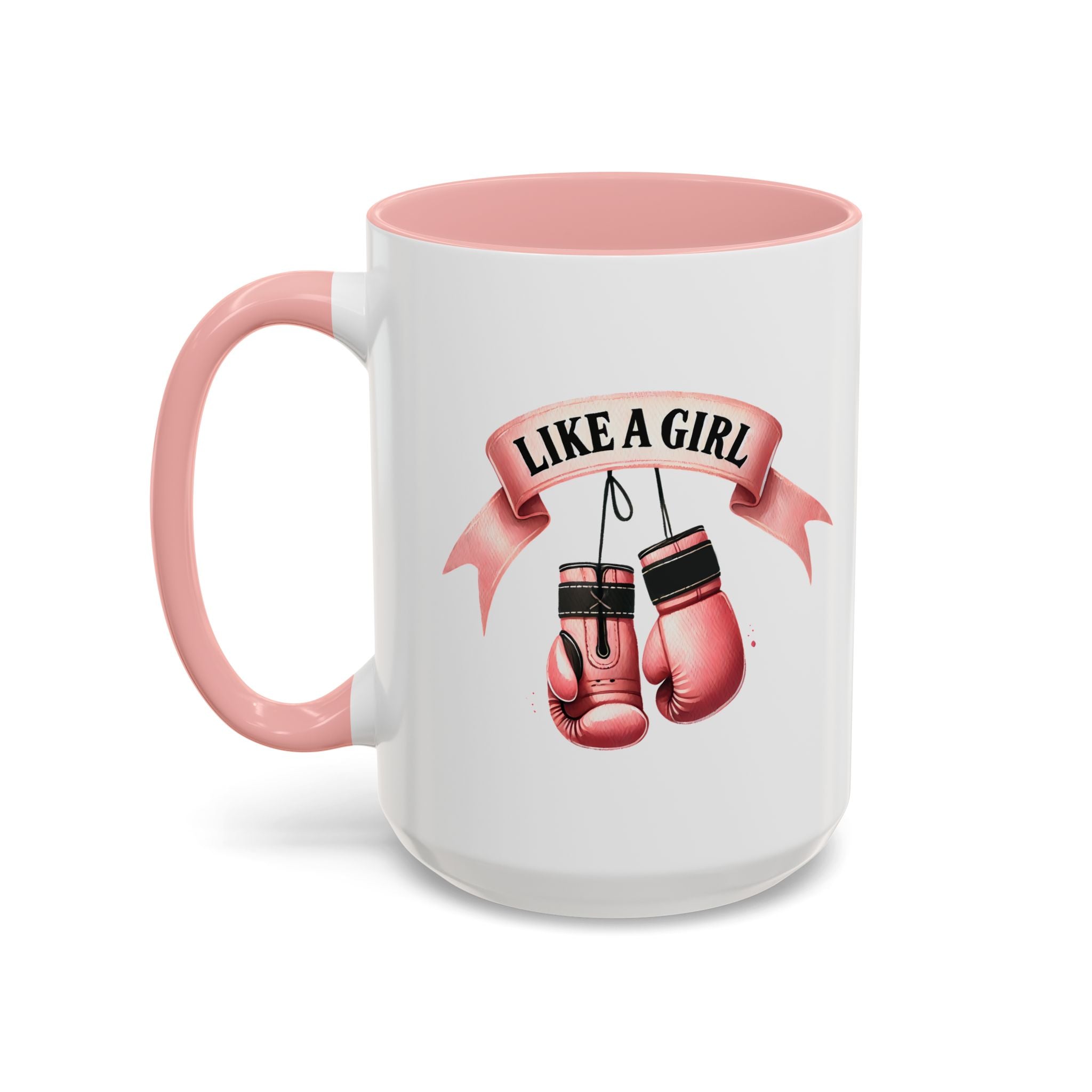 Boxing Motivation Coffee Mug | Like a Girl | Empowerment Gift, Sports Mug, Inspirational Gift, Fitness Accessory, Coffee Lover