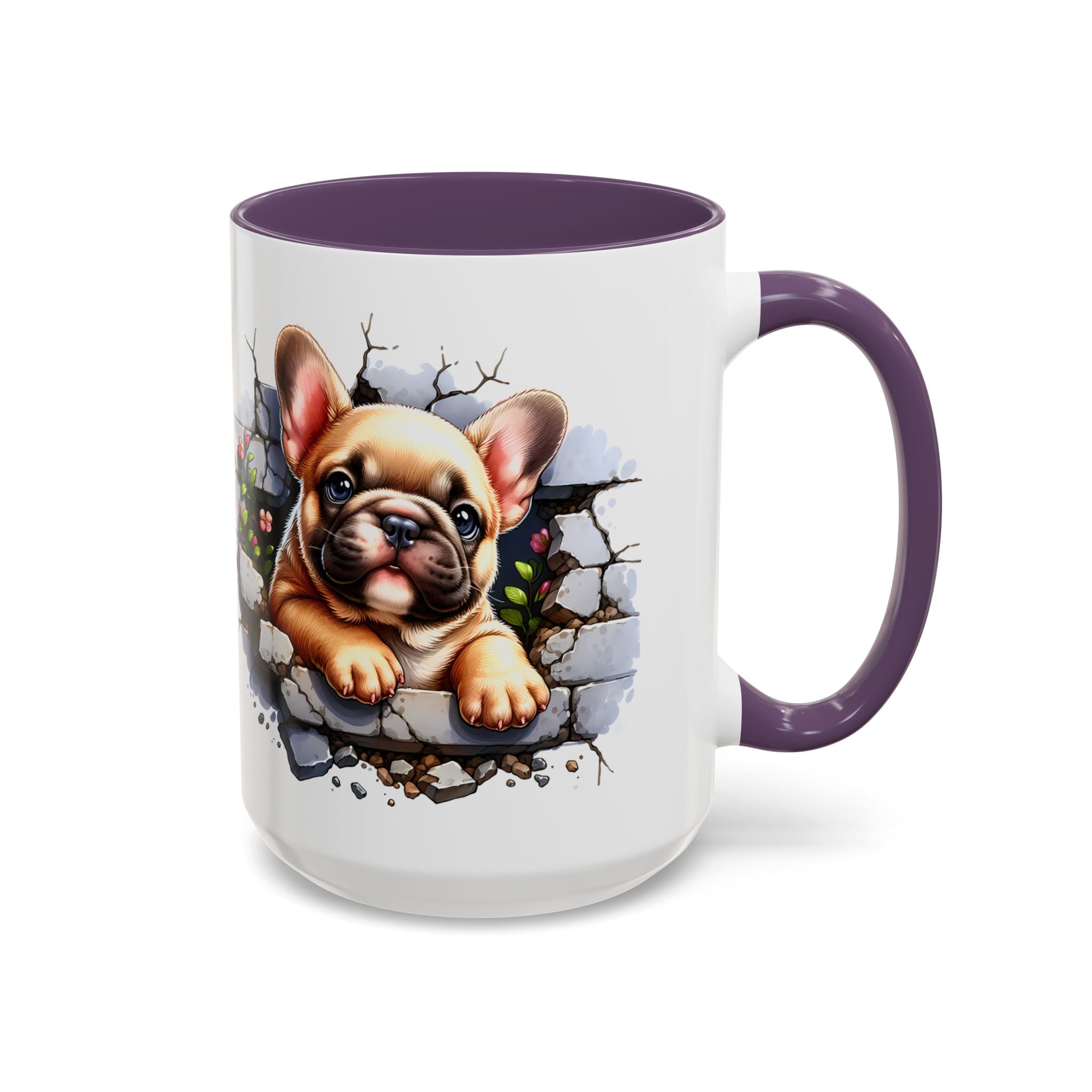 Charming Dog-Themed Coffee Mug, Perfect for Pet Lovers, Gift for Dog Owners, Cute French Bulldog Art, Ideal for Birthdays and Holidays