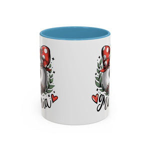 Mama's Accent Coffee Mug | Baseball & Heart Design | Gift for Mom, Mother's Day, Birthday, Coffee Lovers, Baseball Fans