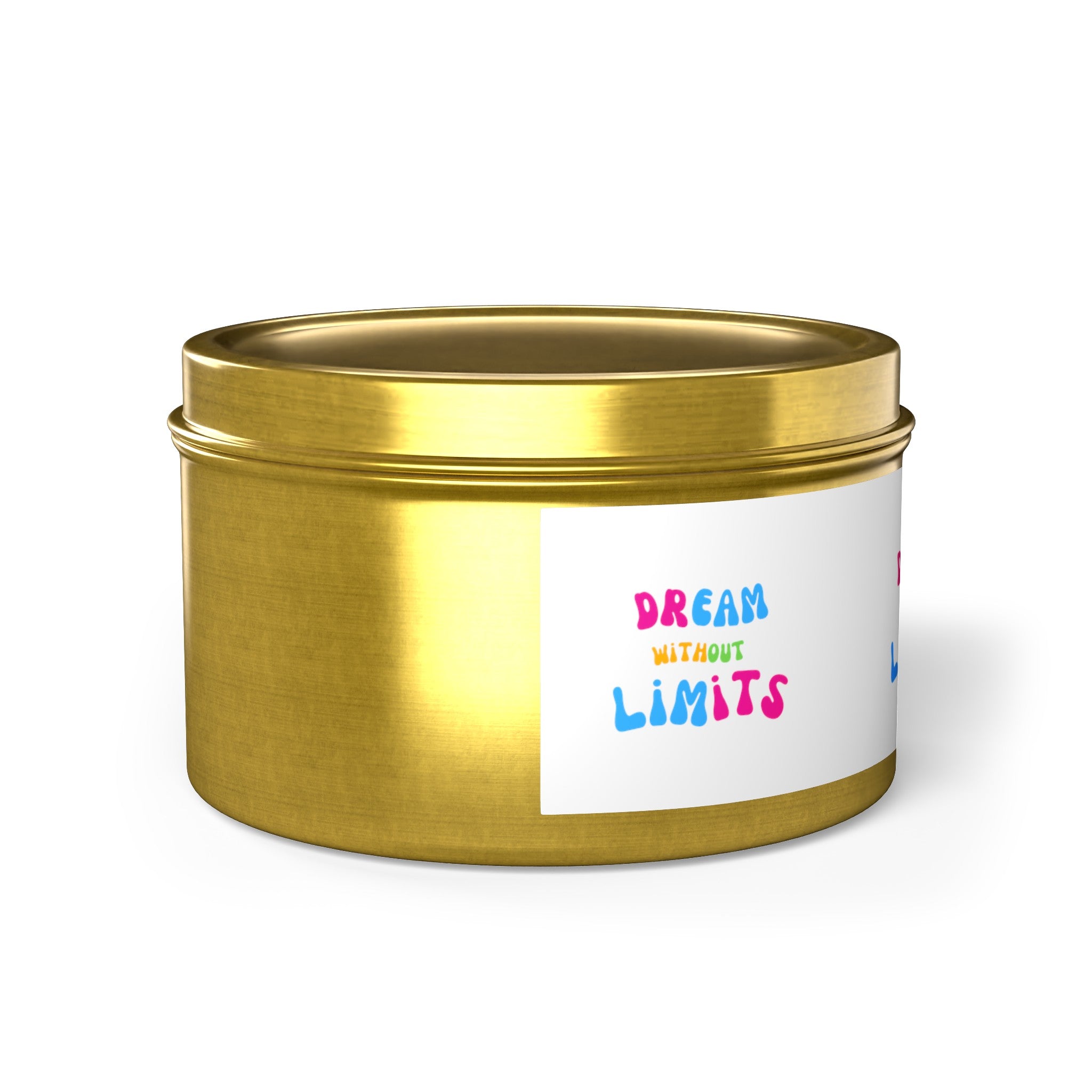 Dream without limits scented Tin Candles