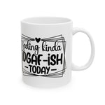 Feeling iDGAFF coffee Mug  attitude sarcasm Perfect Gift for Coffee Lovers,  Funny Mug for Work, Humorous