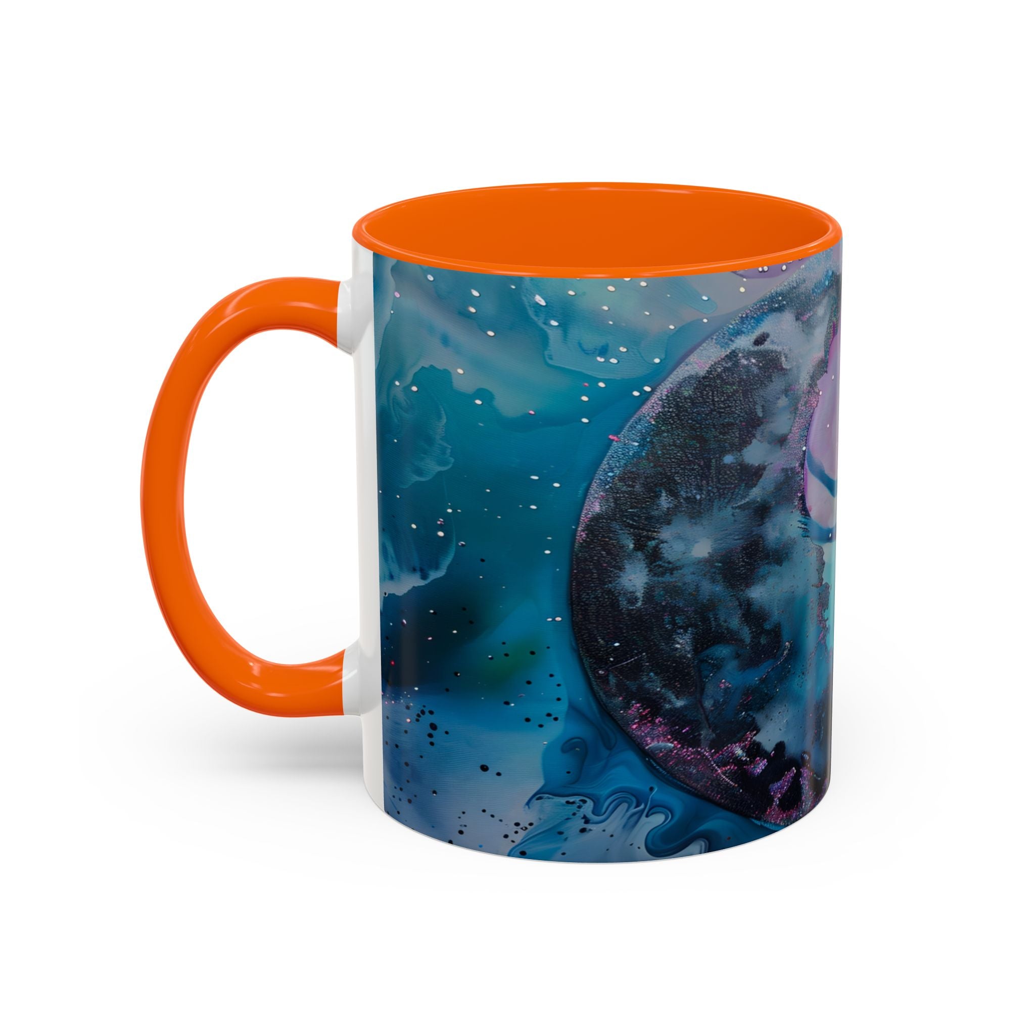 Enchanted Fairy Accent Coffee Mug — Magical Night Sky Illustration (11/15oz) fantasy