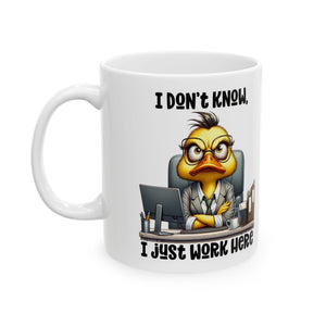 Funny attitude Office coffee Mug, Coffee Cup for Work, Gift for Coworker, Motivational Mug,