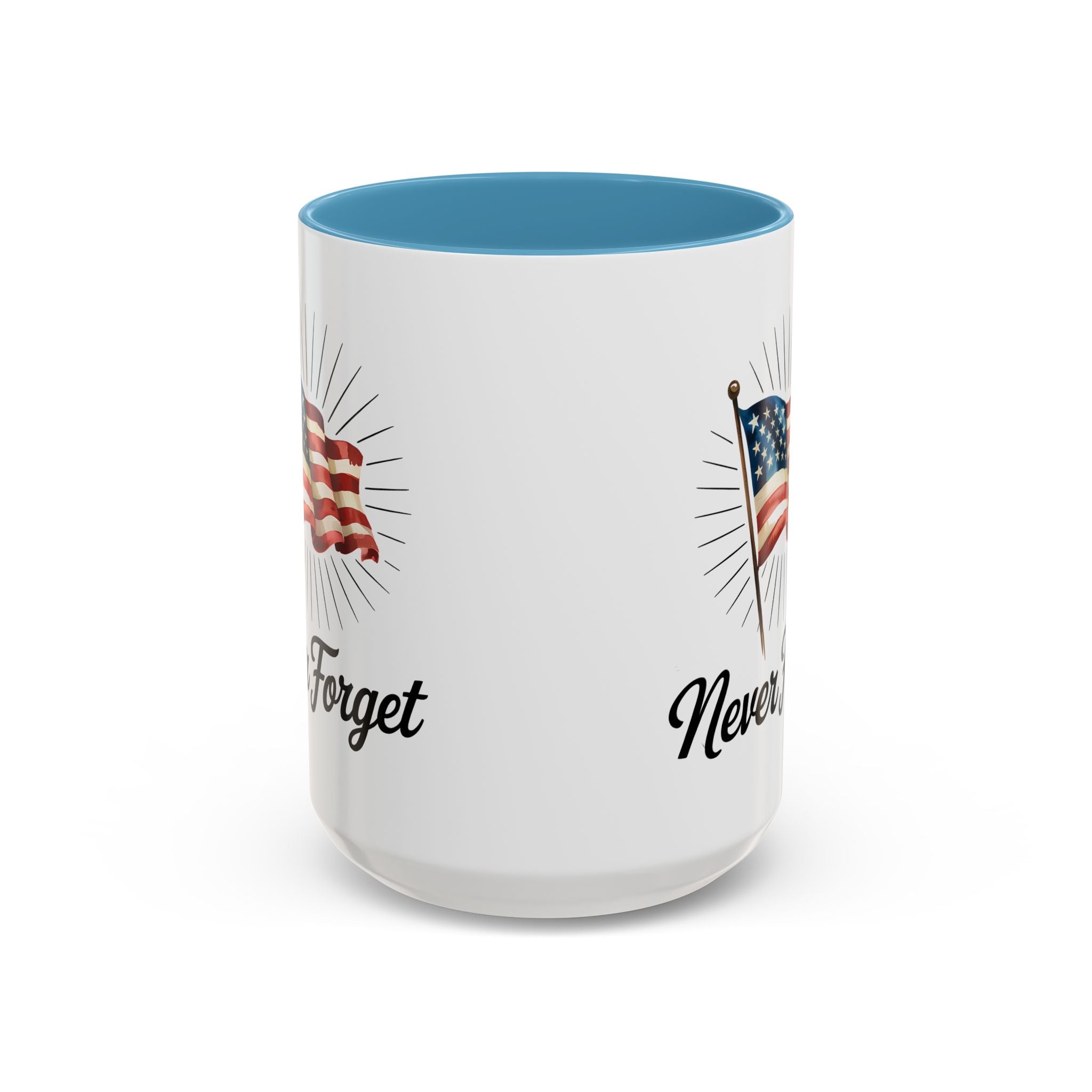 Patriotic Never Forget Coffee Mug - 11oz & 15oz USA flag