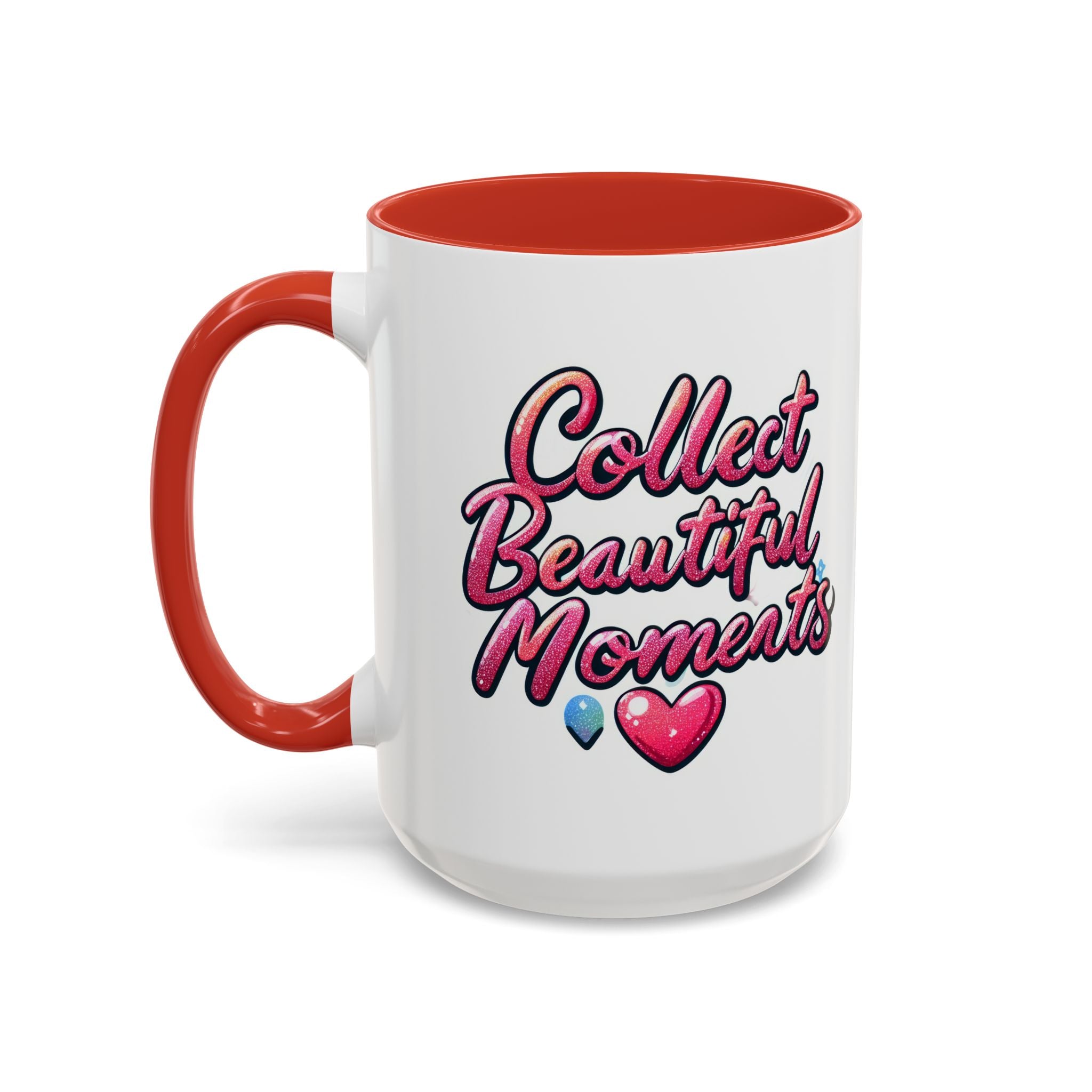 Collect Beautiful Moments Coffee Mug - 11oz & 15oz positive vibe love heart cup