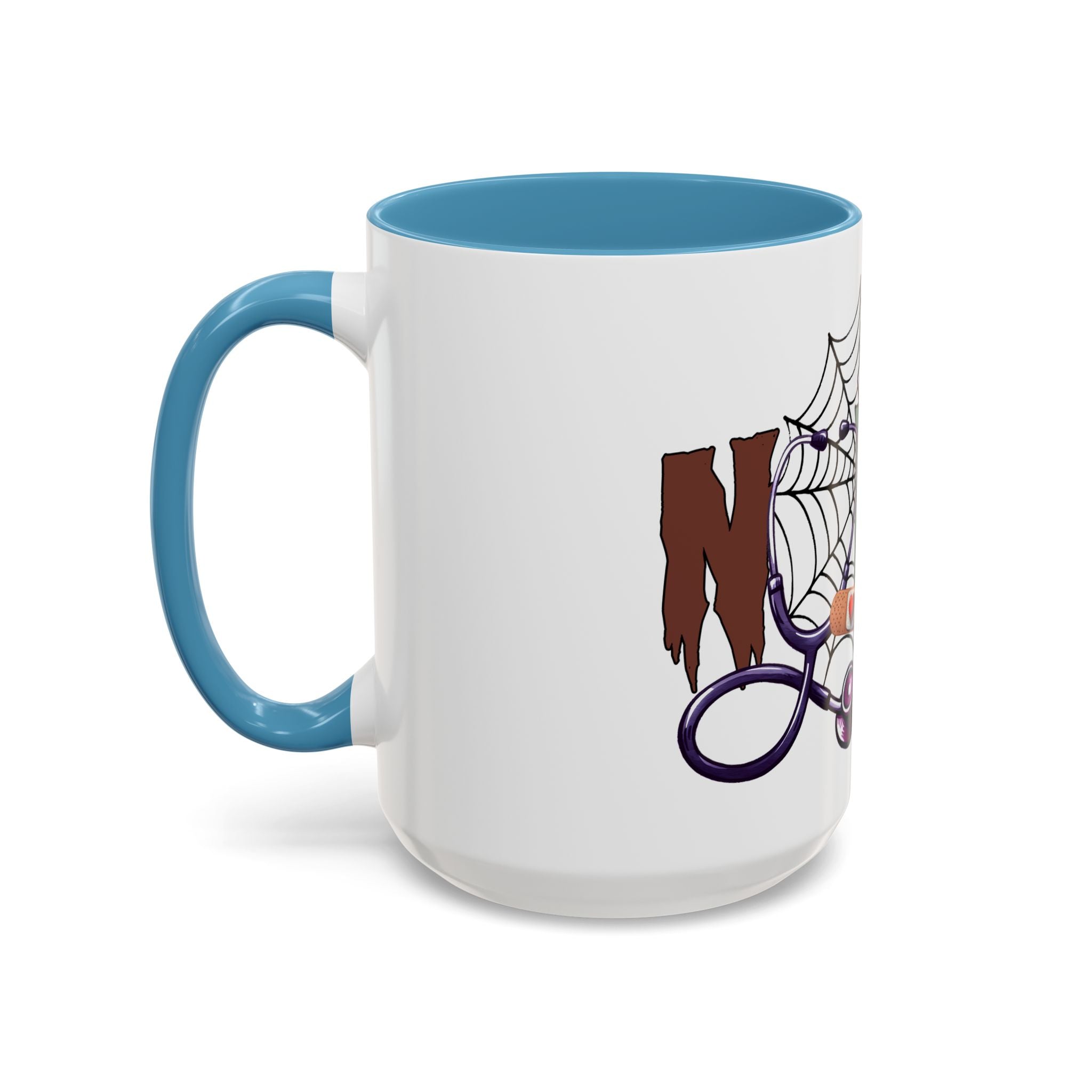halloween nurse Accent Coffee Mug (11, 15oz) spooky