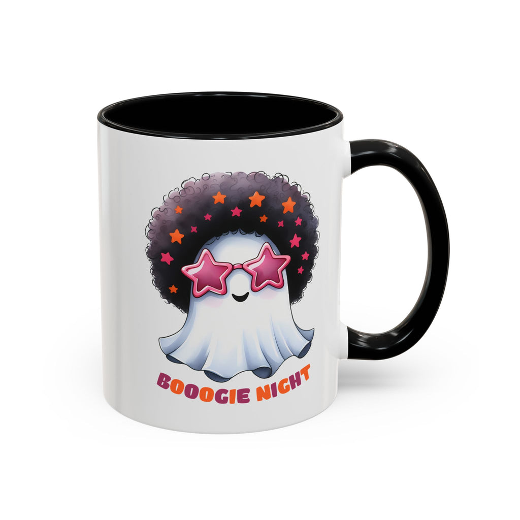 Groovy Ghost Coffee Mug - Fun, Whimsical Mug for Halloween, Parties, Gift for Friends, Unique Home Decor, Boogie Night
