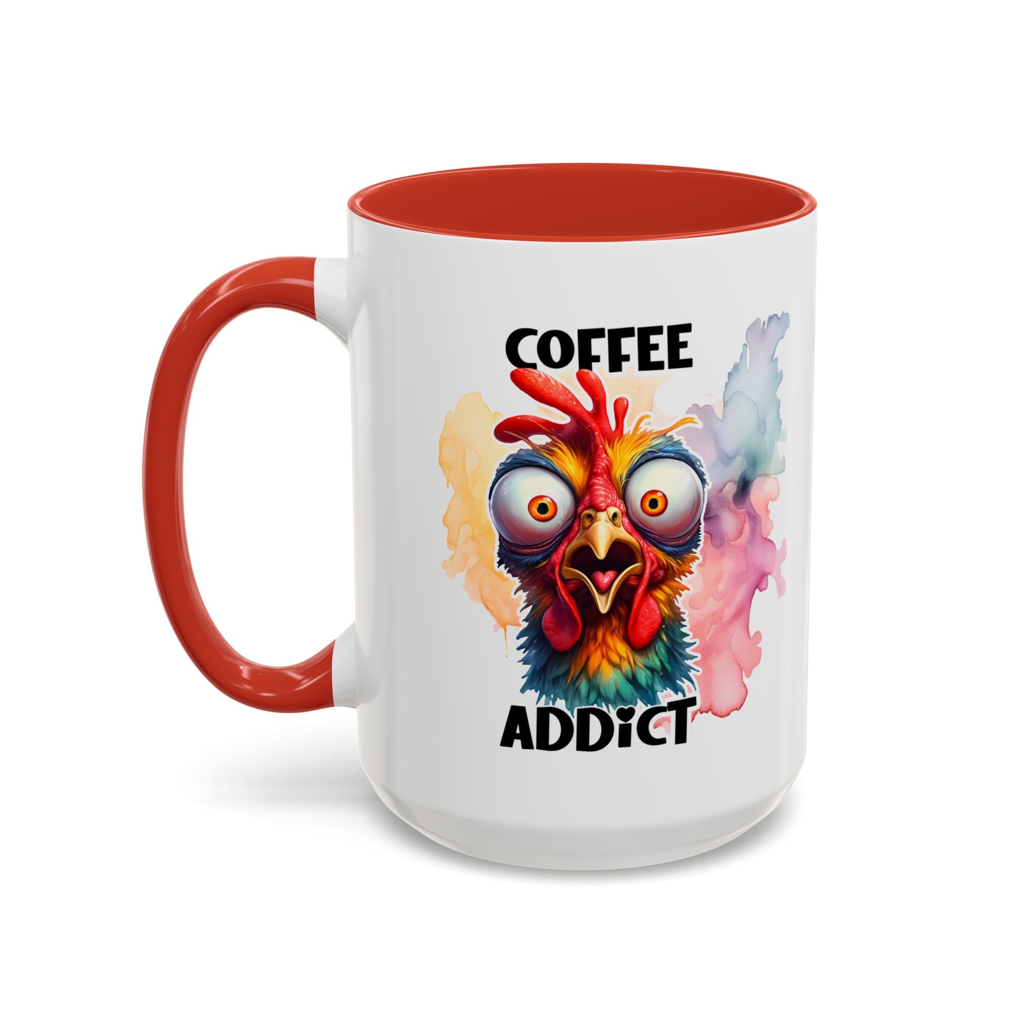 Coffee Addict Mug, Funny Coffee Lover Gift, Unique Kitchen Decor, Quirky Morning Brew Cup, Perfect for Birthdays & Holidays