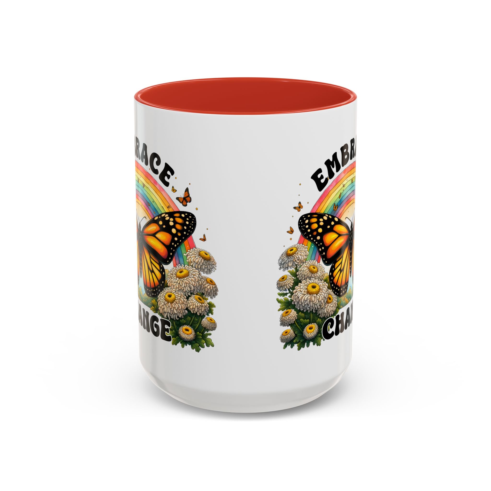 Embrace Change Butterfly Coffee Mug – Inspirational Gift for Nature Lovers