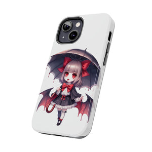 vampire girl horror art Tough Phone Cases