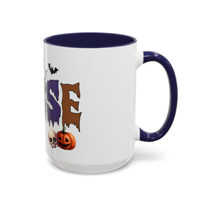 halloween nurse Accent Coffee Mug (11, 15oz) spooky