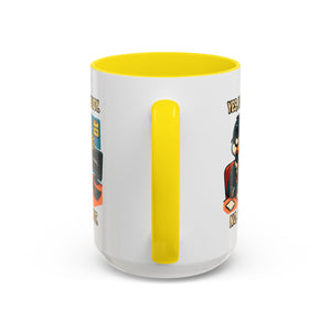 Busy Duck Coffee Mug, Humorous Office Mug, Cute Animal Mug Gift, Quirky Work Mug, Funny Gift for Coworkers