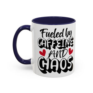Caffeine Chaos Mug - Perfect for Coffee Lovers, Funny Gift for Friends, Home Office Essential, Birthday, Coffee Break