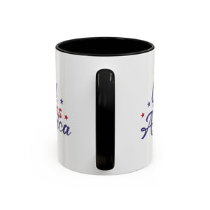 Patriotic Coffee Mug - God Bless America Design