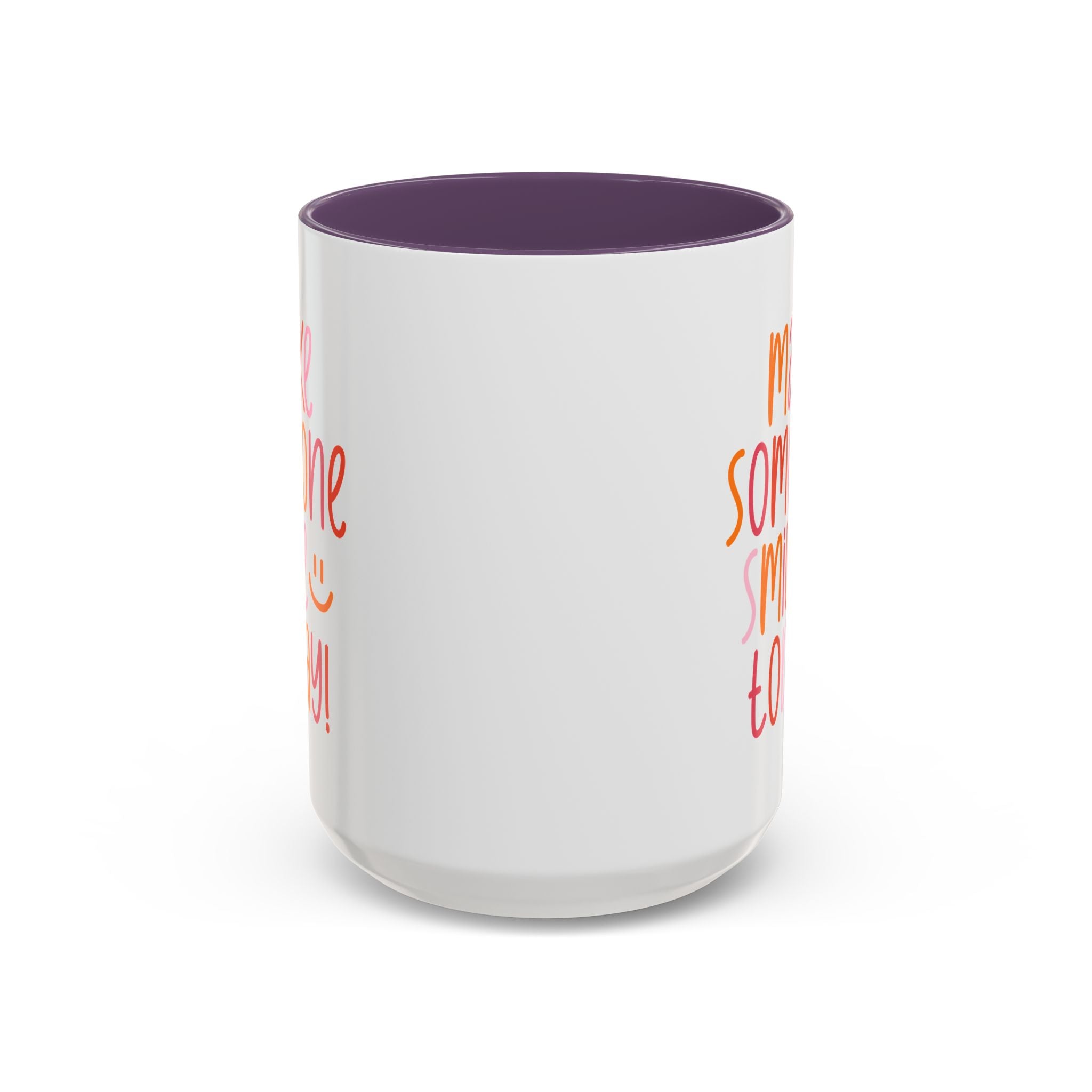 Motivational Coffee Mug - Make Someone Smile Today! - Gift for Friend, Inspirational, Cute Coffee Cup, Office Mug, Cheerful Drinkware