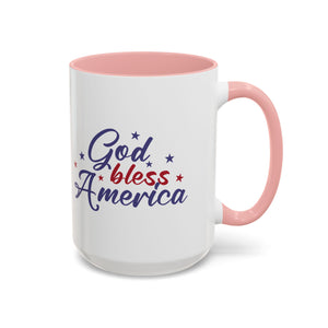 Patriotic Coffee Mug - God Bless America Design