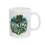 Nature-Inspired coffee Mug with 'Hiking Adventure' Design, Eco-Friendly Housewarming Gift, Coffee Lover’s Mug, Outdoor Enthusiast