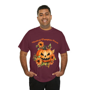 Halloween unisex t shirt mystical pumkin patch fall fun stocking stuffer Unisex Heavy Cotton Tee