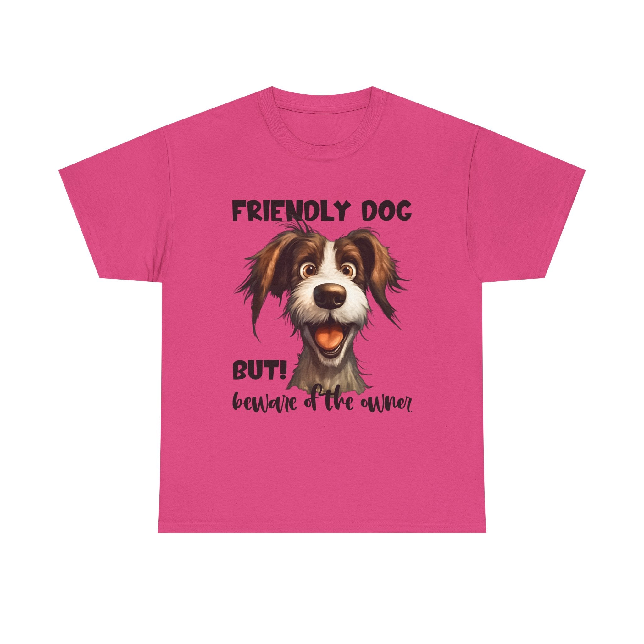Friendly Dog Unisex Tee - Perfect for Pet Lovers, Gifts for Dog Owners, Casual Wear, Birthday Gifts, Dog-Themed Apparel