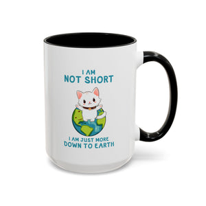 Cute Down to Earth Cat Coffee Mug - Perfect Gift for Cat Lovers