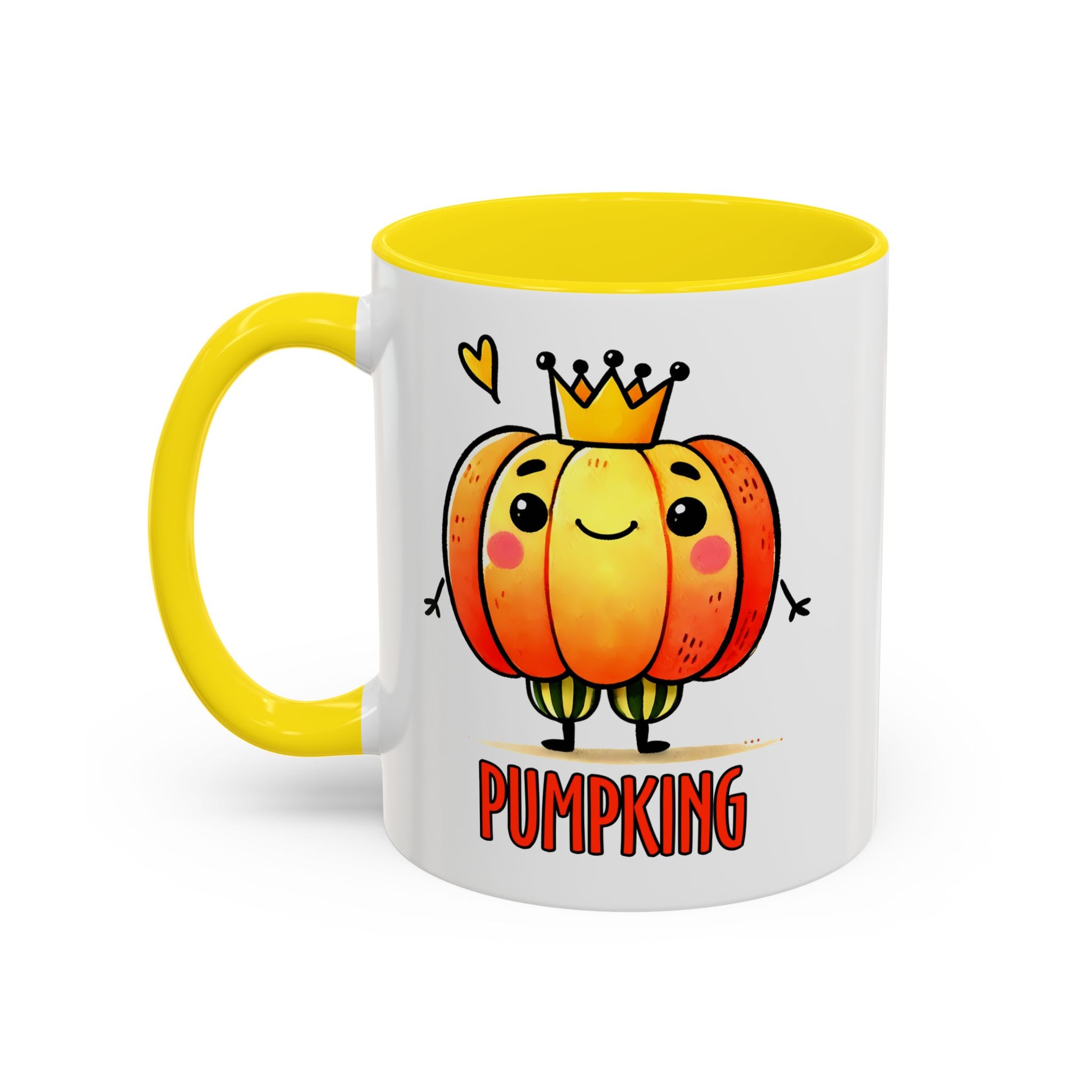 Pumpkin King Coffee Mug, Cute Mug for Fall, Halloween Decor, Gift for Pumpkin Lovers, Funny Holiday Mug, Fun Kitchenware