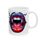 Halloween Vampire coffee Mug | Scary Coffee Cups, Halloween Gifts, Unique Coffee Mug, Gothic Drinkware, Boozy Beverage Cups