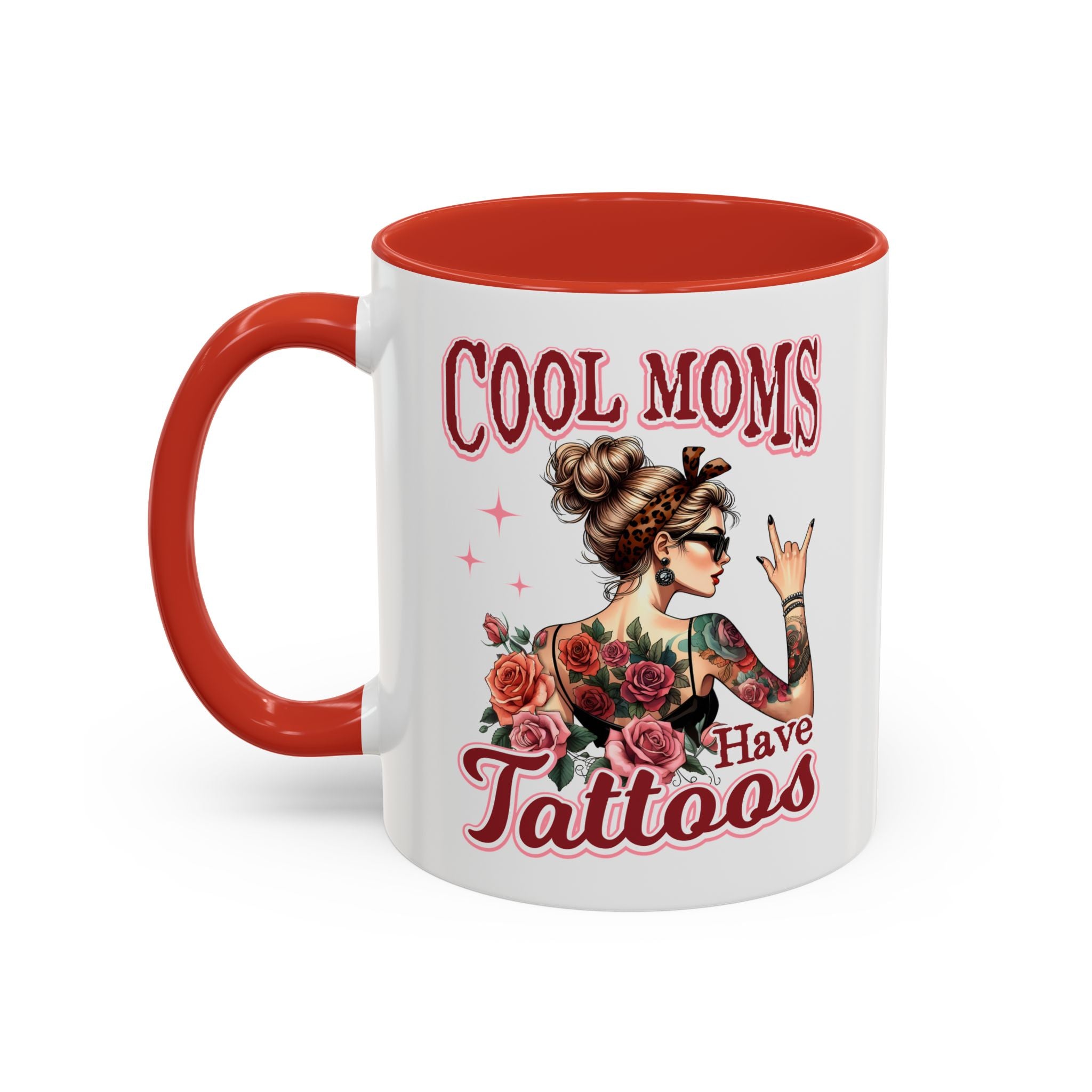 Cool Moms Have Tattoos Coffee Mug — Accent 11/15oz
