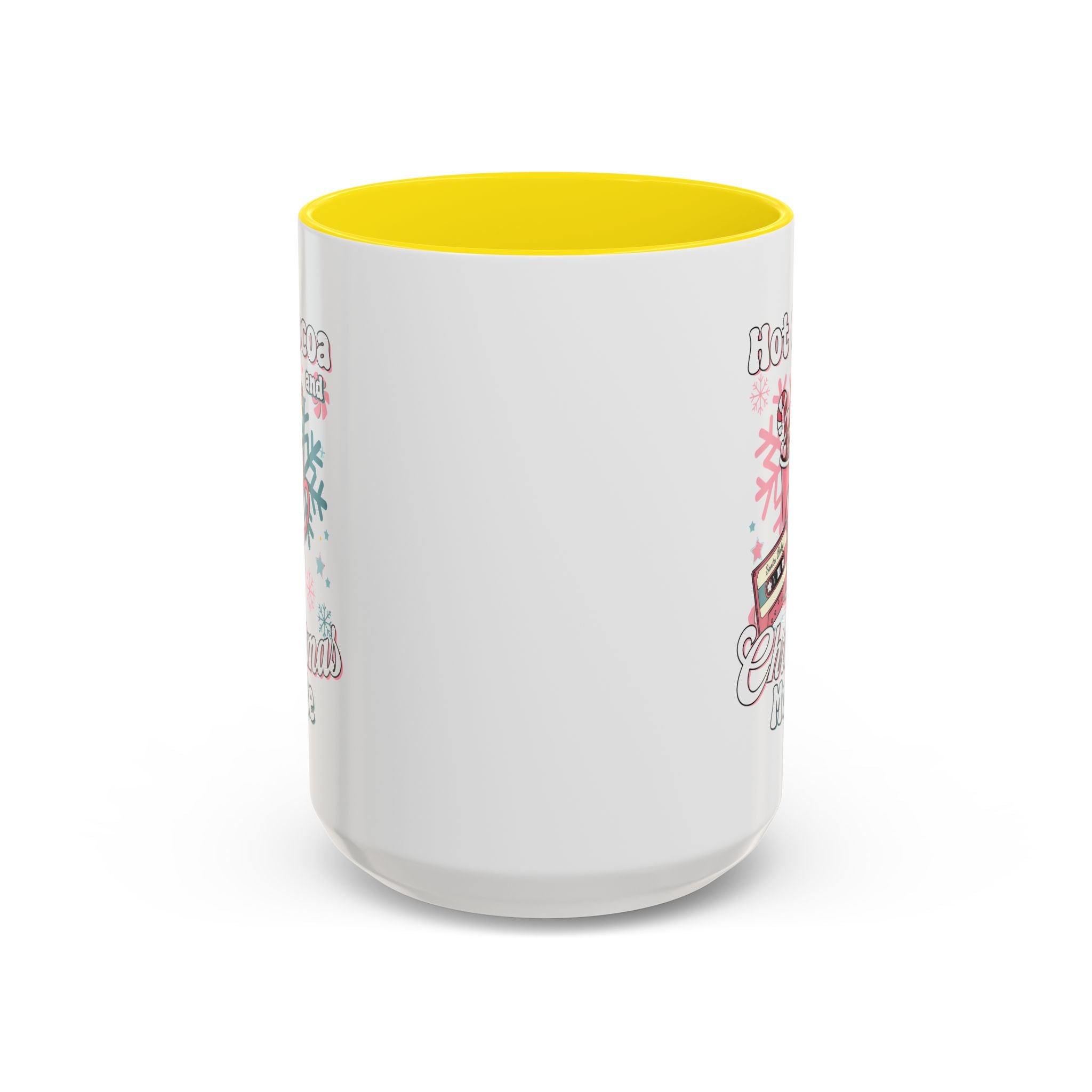 Hot Cocoa & Christmas Movie Mug, Cozy Holiday Cup, Winter Gift, Festive Beverage Container, Cute Coffee Mug