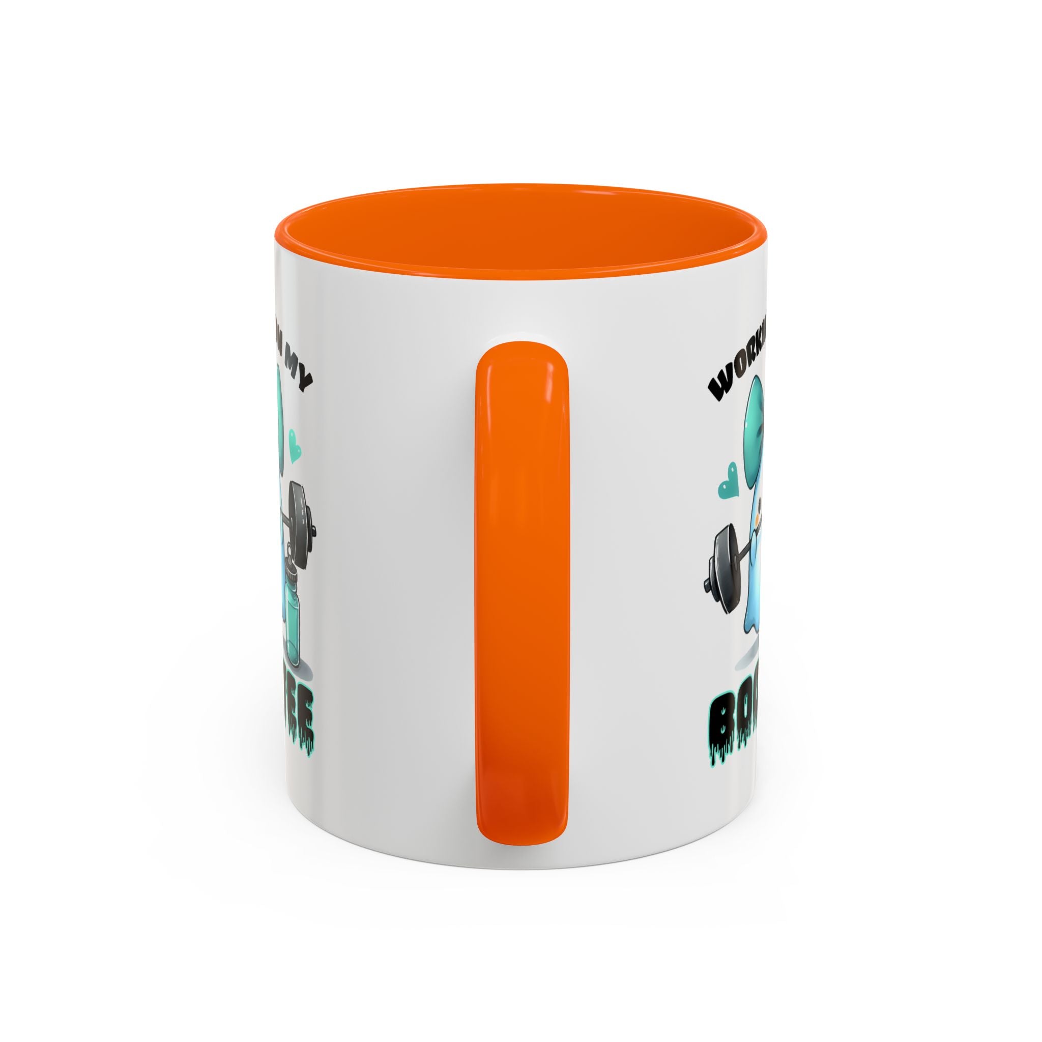 Fitness Motivation Coffee Mug, Workout Gift, Gym Decor, Boo-Tee Lover's Cup, Cute Ghost Mug